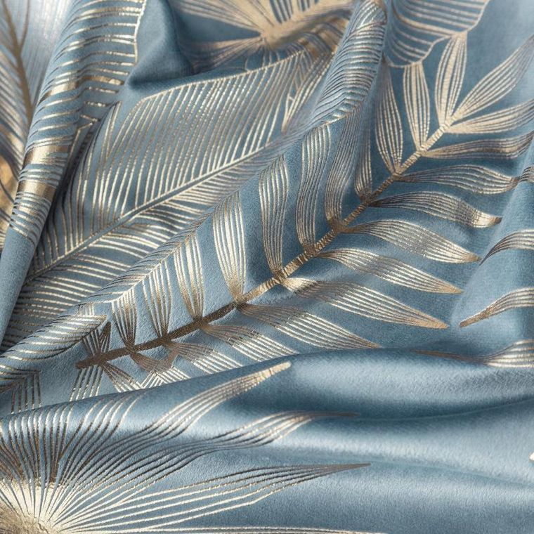 Eurofirany, zasłona zaciemniająca gotowa, Aria, 135-250 cm, niebieski