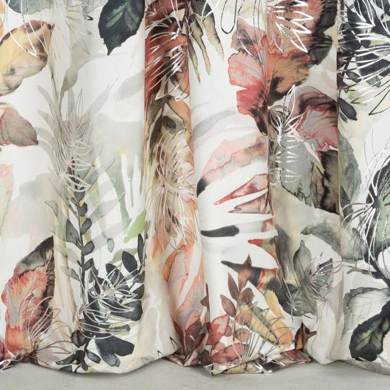 Eurofirany, zasłona zaciemniająca gotowa, Arina, na taśmie, 140-270 cm, biały