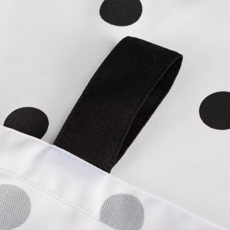 Eurofirany, zasłona zaciemniająca gotowa, Busa, na szelkach, 140-270 cm, biały