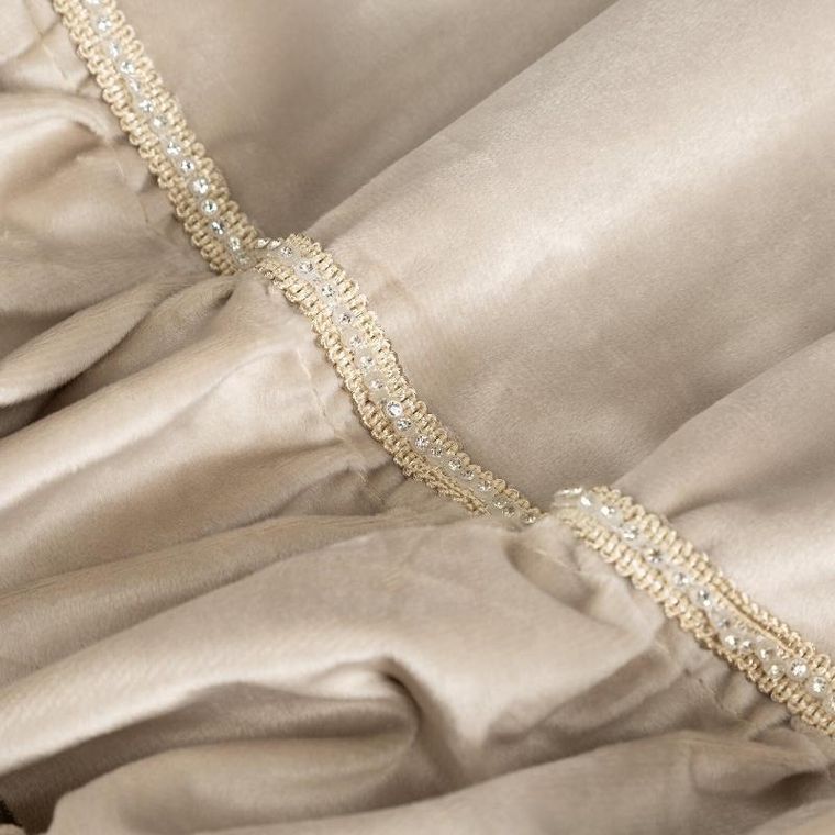 Eurofirany, zasłona zaciemniająca gotowa, Carli, 140-250 cm, beżowy