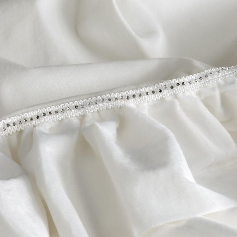 Eurofirany, zasłona zaciemniająca gotowa, Carli, na taśmie, 140-270 cm, biały