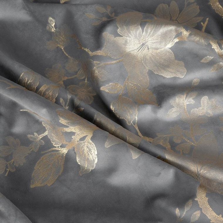 Eurofirany, zasłona zaciemniająca gotowa, Celia, 140-250 cm, stalowy