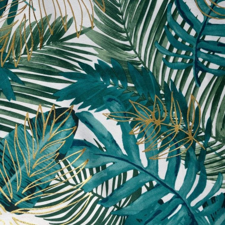 Eurofirany, zasłona zaciemniająca gotowa, Davos, na taśmie, 140-270 cm, zielony