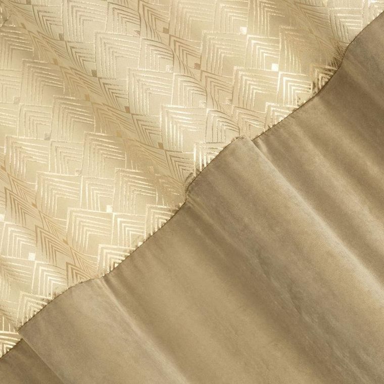 Eurofirany, zasłona zaciemniająca gotowa, Elen, 140-250 cm, beżowy