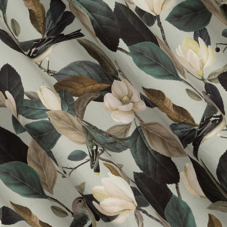 Eurofirany, zasłona zaciemniająca gotowa, Eleni, 140-250 cm, oliwkowy