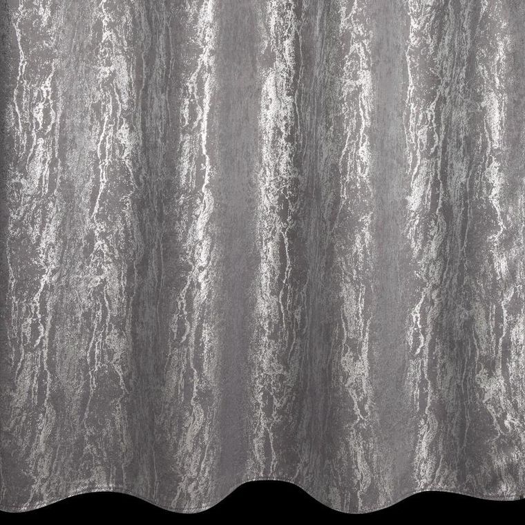 Eurofirany, zasłona zaciemniająca gotowa, Elise, 140-250 cm, stalowy