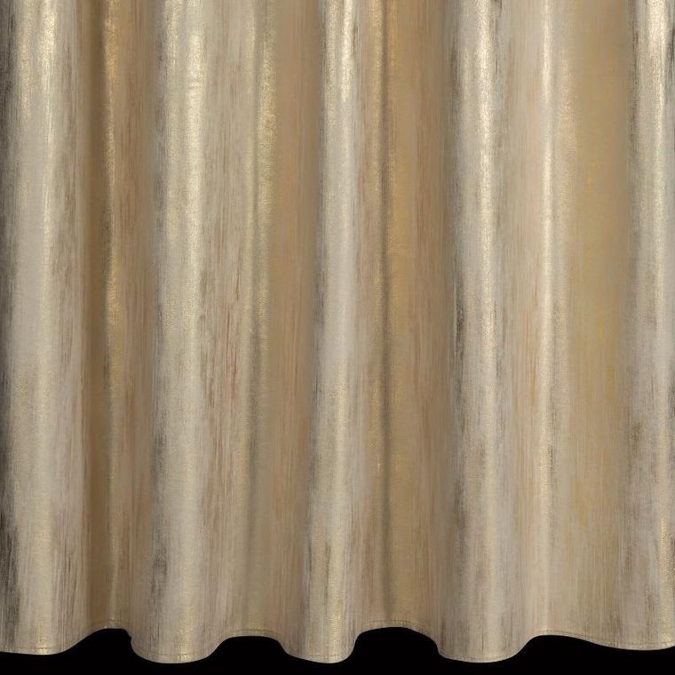 Eurofirany, zasłona zaciemniająca gotowa, Emila, na taśmie, 140-270 cm, kremowy