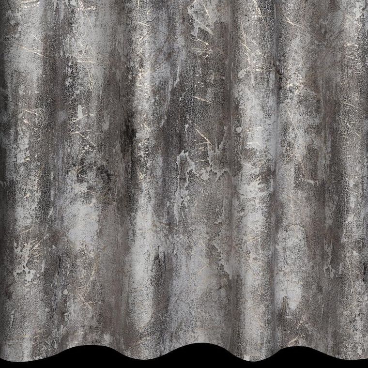 Eurofirany, zasłona zaciemniająca gotowa, Ester, 140-250 cm, stalowy