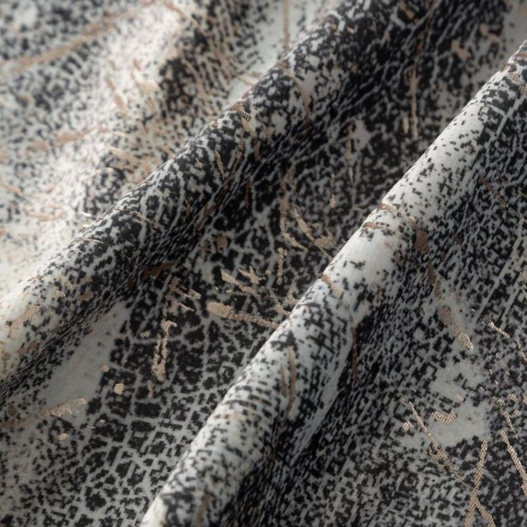 Eurofirany, zasłona zaciemniająca gotowa, Ester, na taśmie, 140-250 cm, srebrny