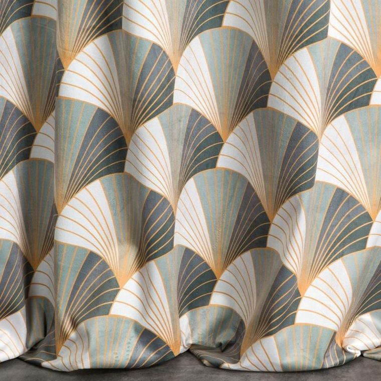 Eurofirany, zasłona zaciemniająca gotowa, Gina 140-250 cm, stalowy