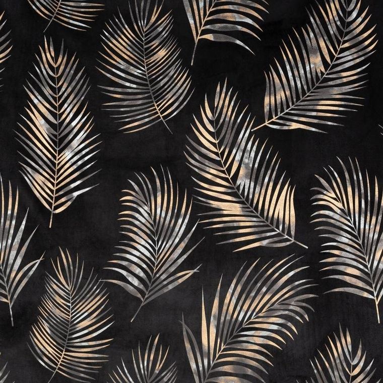 Eurofirany, zasłona zaciemniająca gotowa, Gloria, na taśmie 140-300 cm, czarny