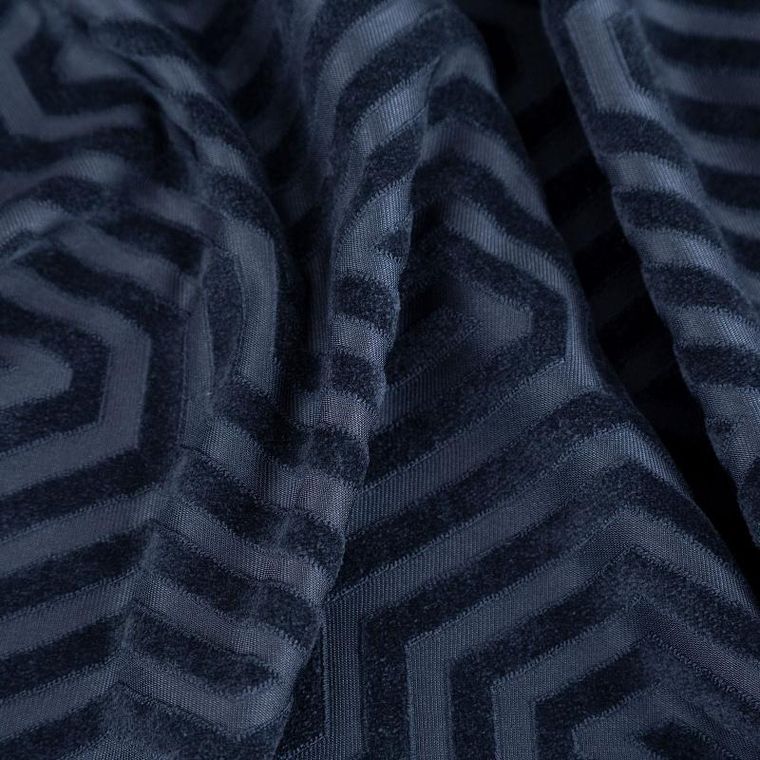 Eurofirany, zasłona zaciemniająca gotowa, Inga, 140-250 cm, granatowy