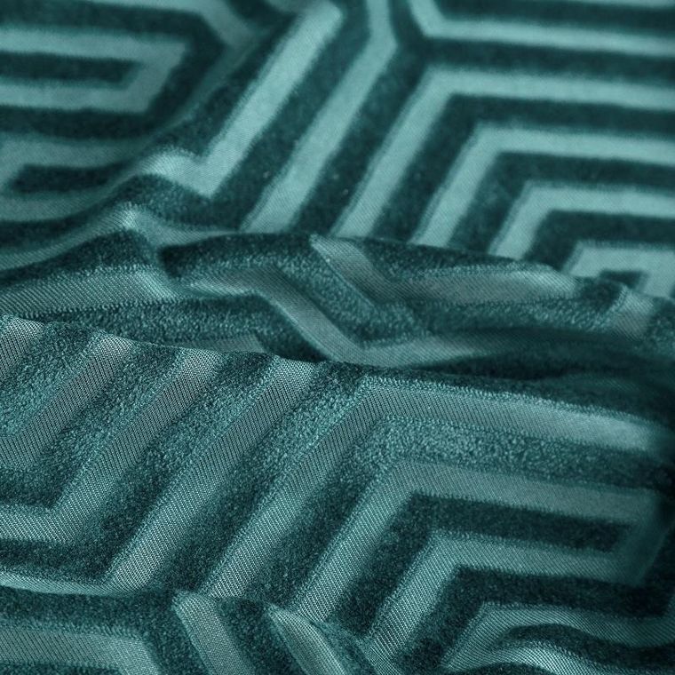 Eurofirany, zasłona zaciemniająca gotowa, Inga, na taśmie, 140-250 cm, turkusowy