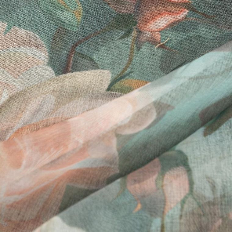 Eurofirany, zasłona zaciemniająca gotowa, Inka, 140-250 cm, miętowy