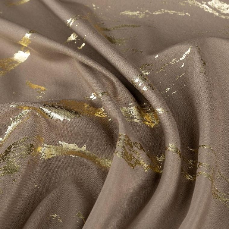 Eurofirany, zasłona zaciemniająca gotowa, Lani, 140-250 cm, brązowy