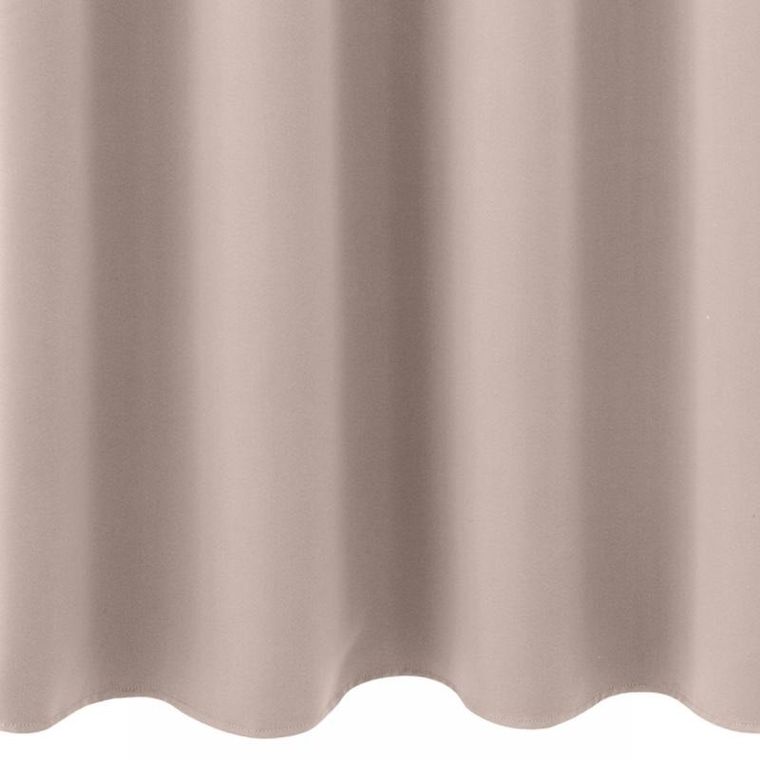 Eurofirany, zasłona zaciemniająca gotowa, Logan, 135-175 cm, pudrowy