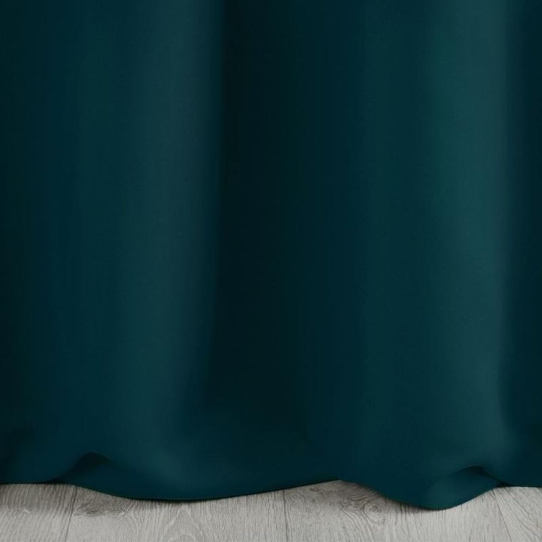 Eurofirany, zasłona zaciemniająca gotowa, Logan, 140-250 cm, petrol