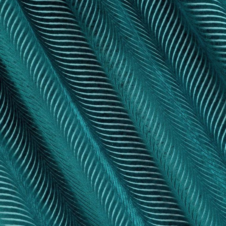 Eurofirany, zasłona zaciemniająca gotowa, Lussi, 140-250 cm, ciemnoturkusowy