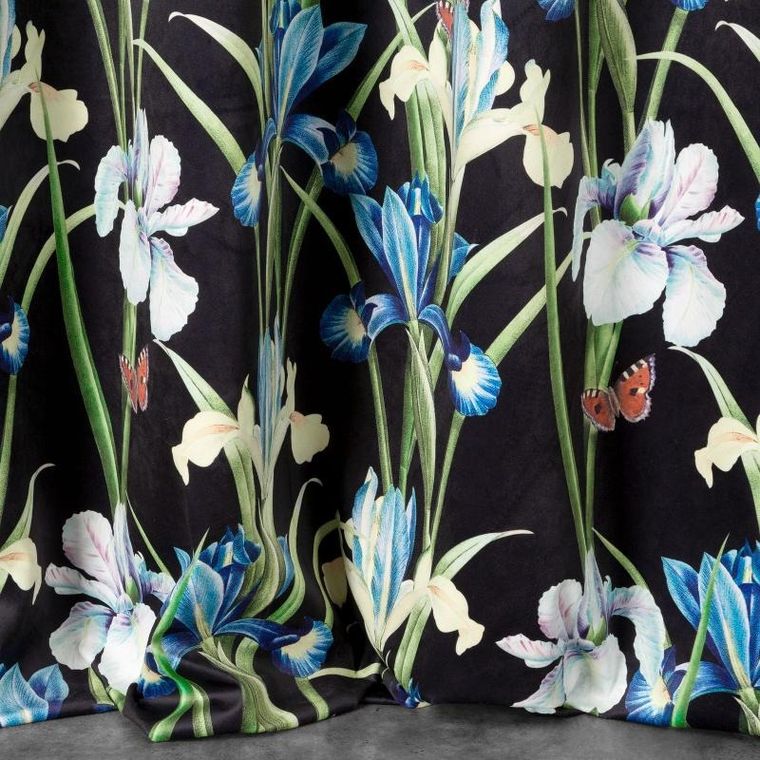 Eurofirany, zasłona zaciemniająca gotowa, Maja, 140-250 cm, niebieski