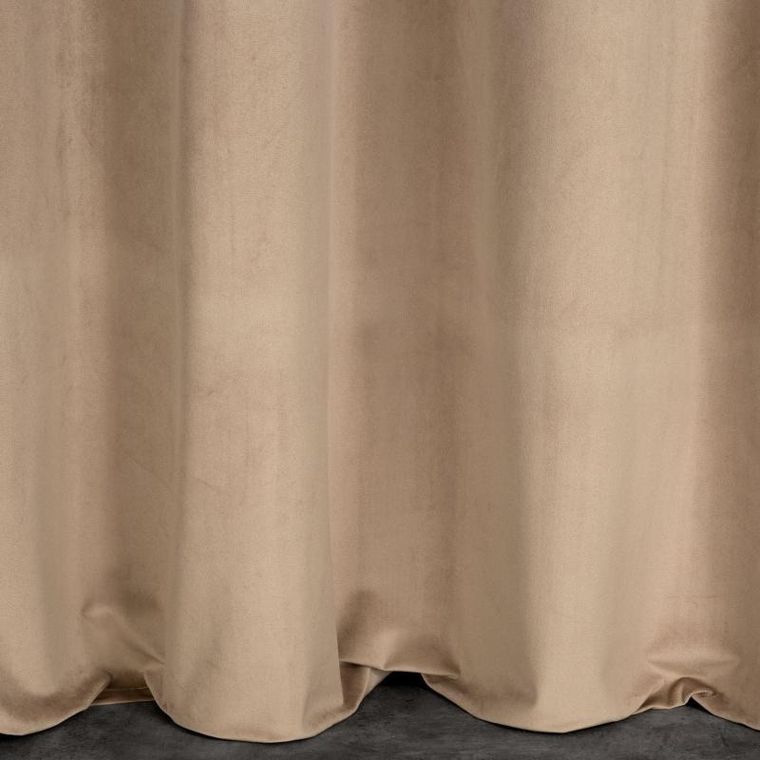 Eurofirany, zasłona zaciemniająca gotowa, Melanie, 140-250 cm, ciemnobeżowy