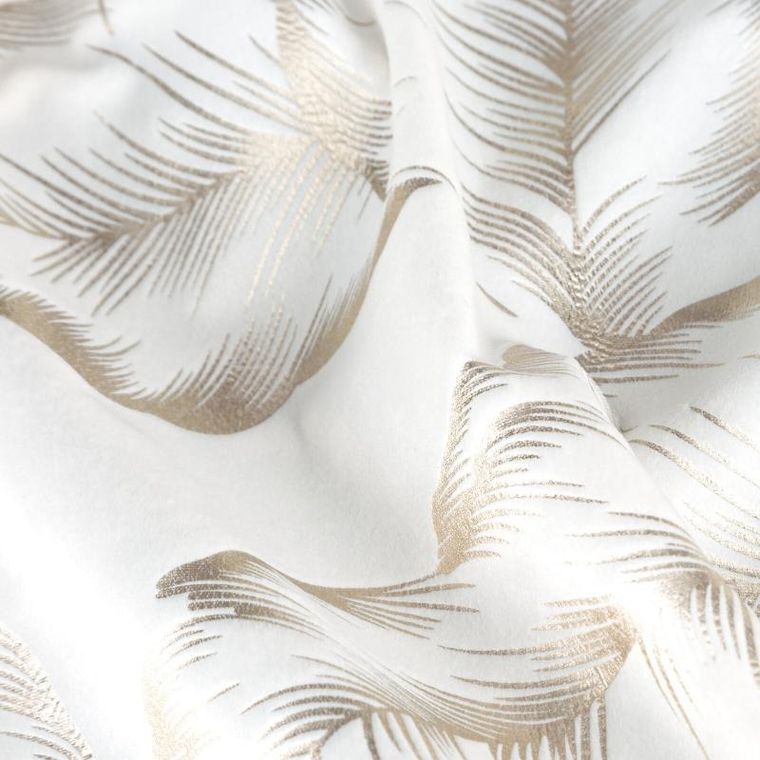 Eurofirany, zasłona zaciemniająca gotowa, Milena, 140-250 cm, biały