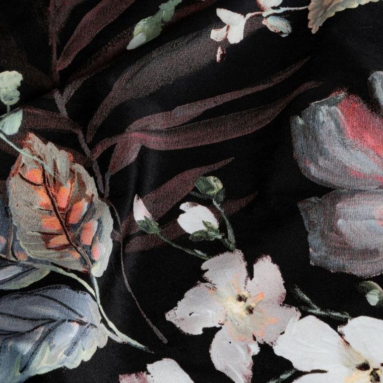 Eurofirany, zasłona zaciemniająca gotowa, na taśmie, Alani, 140-270 cm, czarny