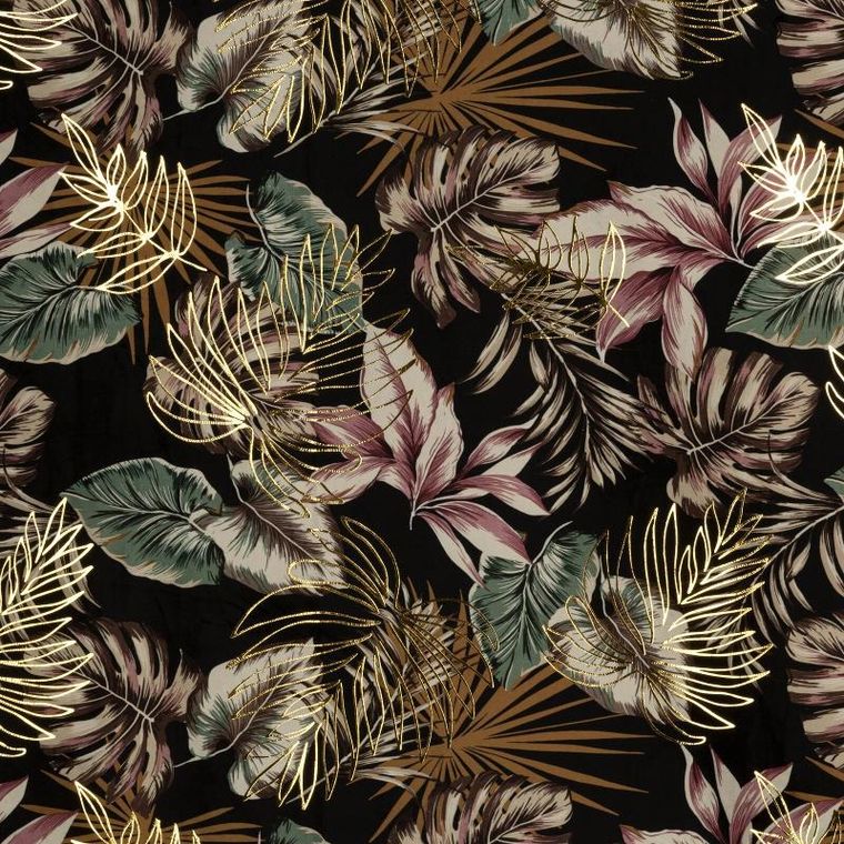 Eurofirany, zasłona zaciemniająca gotowa, na taśmie, Maroko, 140-270 cm, czarny