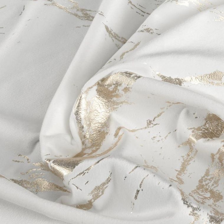 Eurofirany, zasłona zaciemniająca gotowa, na taśmie, Molly, 140-270 cm, biały