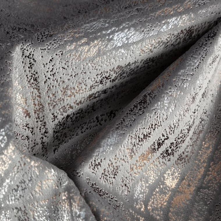 Eurofirany, zasłona zaciemniająca gotowa, na taśmie, Tulia, 135-270 cm, stalowy