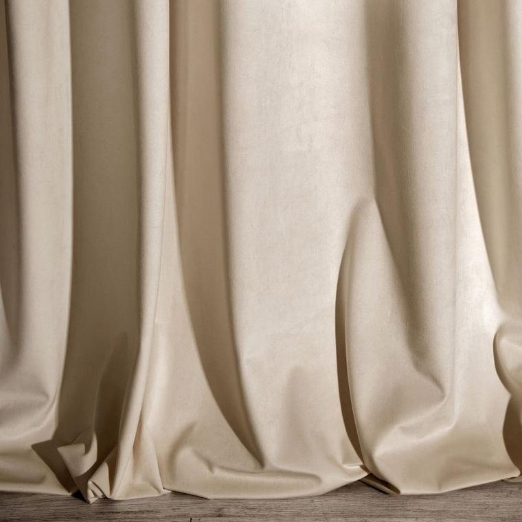 Eurofirany, zasłona zaciemniająca gotowa, na taśmie, Villa, 140-270 cm, beżowy