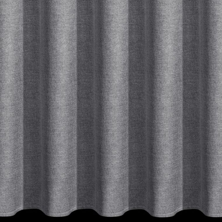 Eurofirany, zasłona zaciemniająca gotowa, Nelisa, 210-270 cm, grafitowy