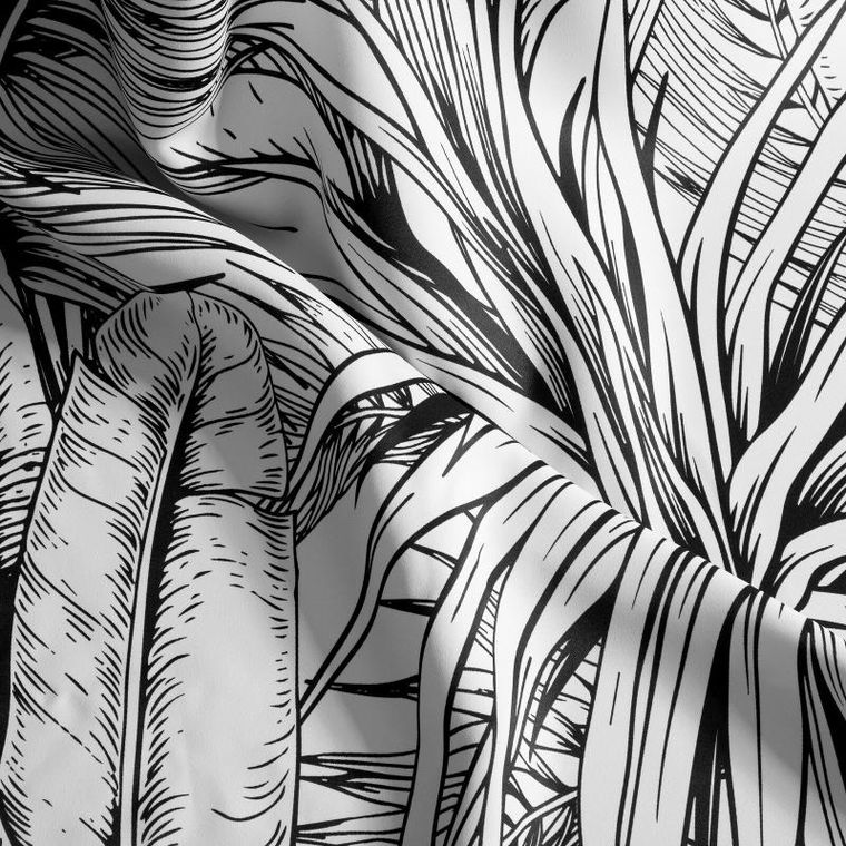 Eurofirany, zasłona zaciemniająca gotowa, Nerina, 140-150 cm, biały