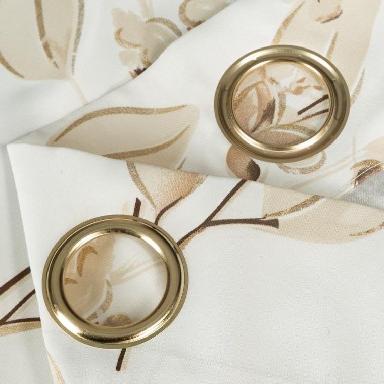 Eurofirany, zasłona zaciemniająca gotowa, Oleni, 140-250 cm, beżowy