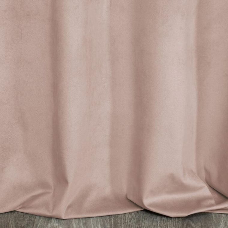 Eurofirany, zasłona zaciemniająca gotowa, Peri, 140-250 cm, pudrowy róż