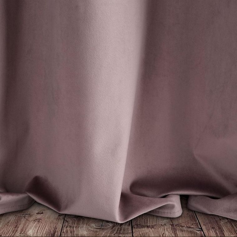 Eurofirany, zasłona zaciemniająca gotowa, Pierre, 140-250 cm, pudrowy