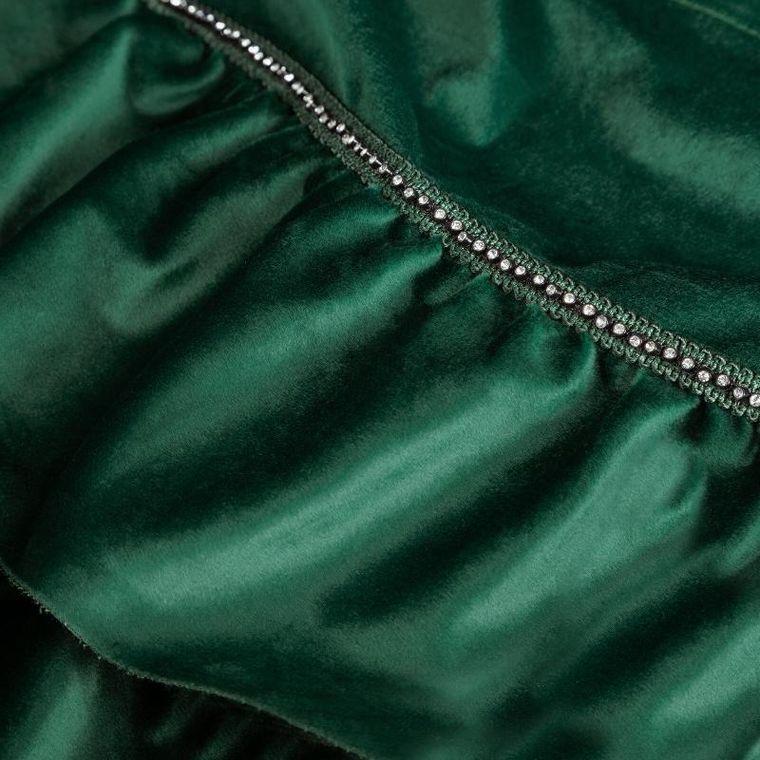 Eurofirany, zasłona zaciemniająca gotowa, Sami, 140-250 cm, ciemnozielony