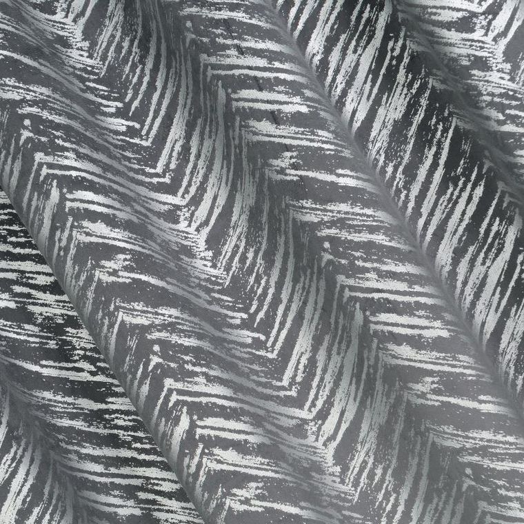 Eurofirany, zasłona zaciemniająca gotowa, Sara, 140-250 cm, stalowy