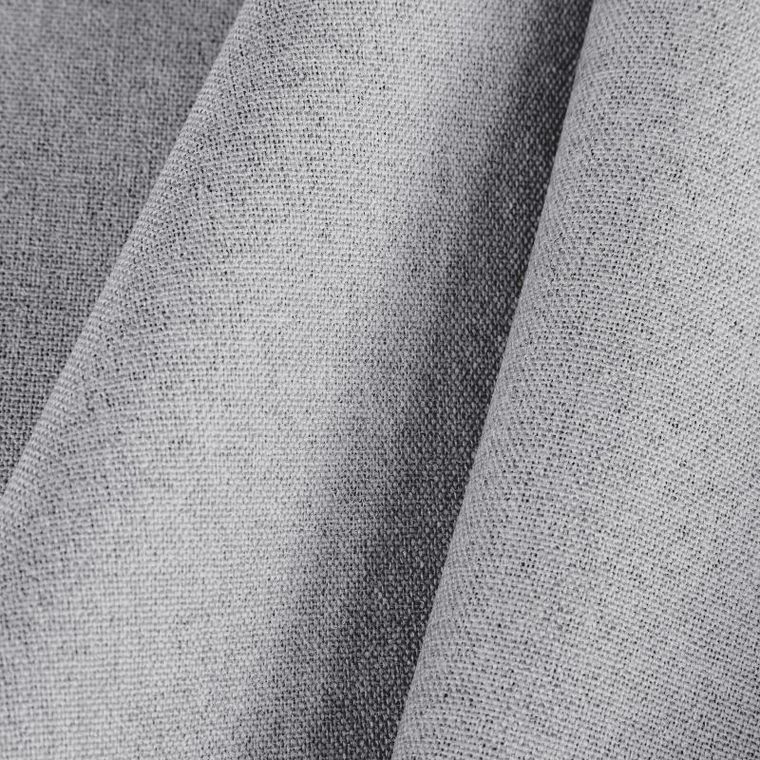 Eurofirany, zasłona zaciemniająca gotowa, Suzan, na taśmie, 135-270 cm, stalowy