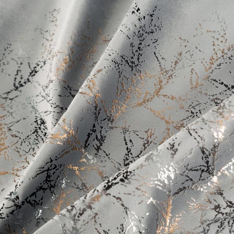 Eurofirany, zasłona zaciemniająca gotowa, Tori, 140-250 cm, srebrny