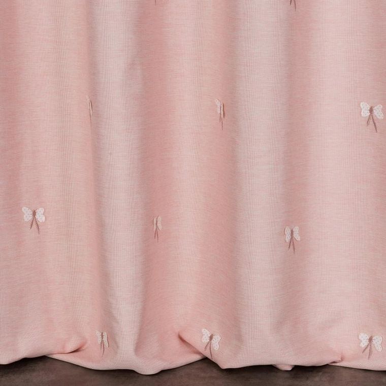 Eurofirany, zasłona zaciemniająca gotowa, Wendy, 140-250 cm, różowy