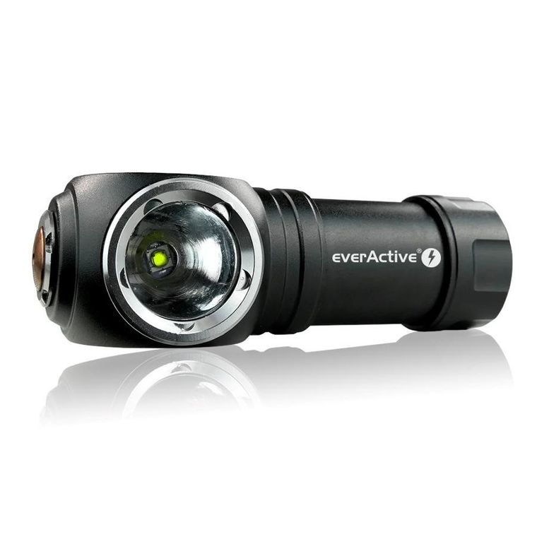 EverActive, ładowalna latarka czołowa diodowa, LED, Dripple, FL-55R