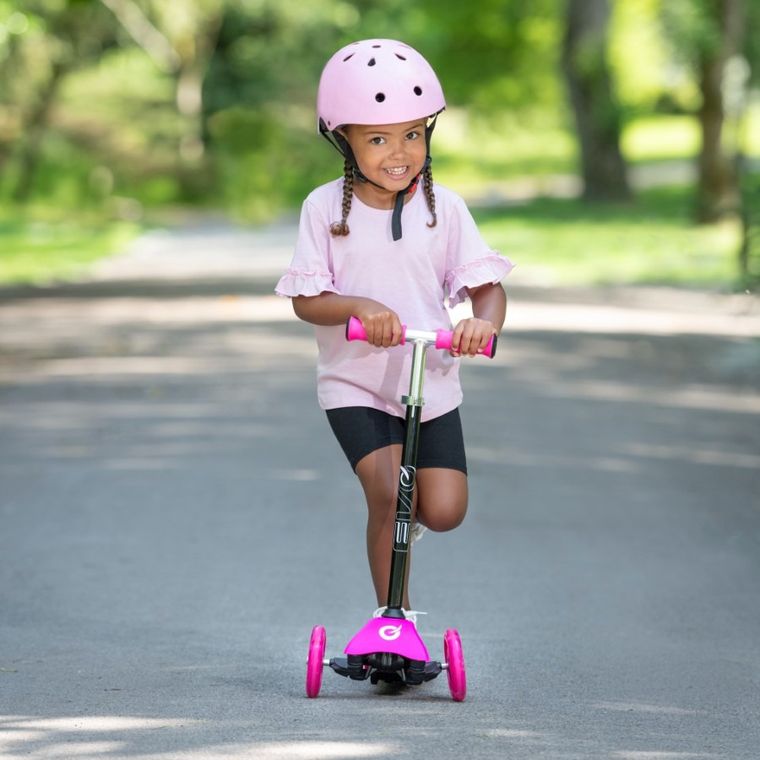 EVO, Light Up Mini Cruiser, hulajnoga, 3-kołowa, różowa