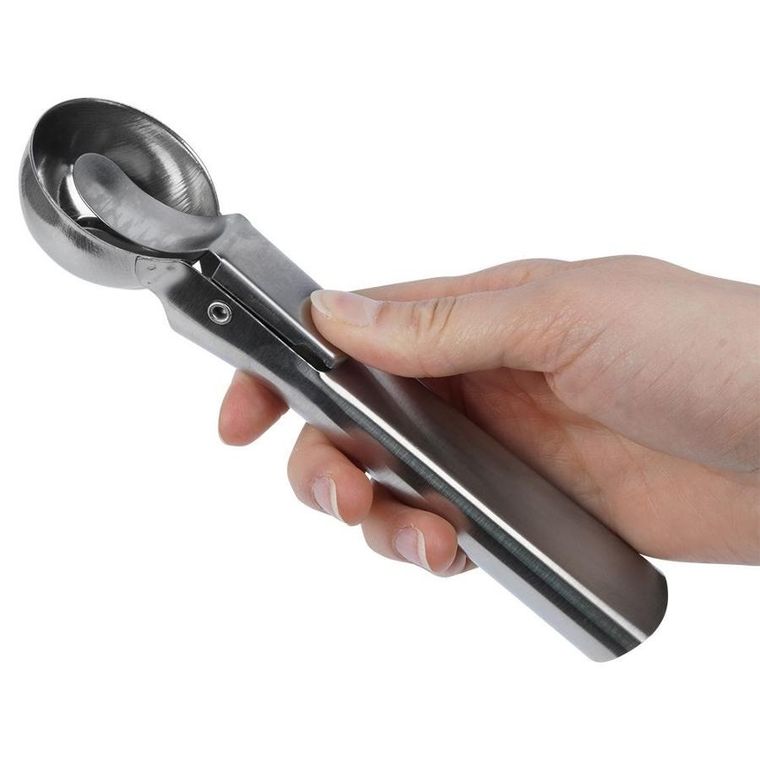 Excellent Houseware, gałkownica do lodów, stalowa, 18 cm