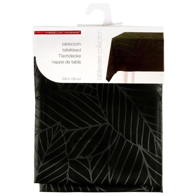 Excellent Houseware, obrus plamoodporny, ciemnozielony, 220-150 cm