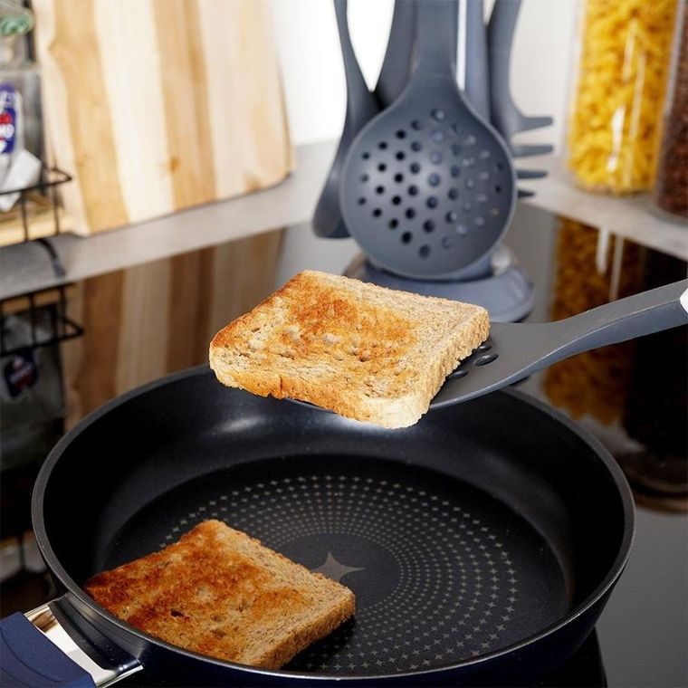 Excellent Houseware, zestaw przyborów kuchennych ze stojakiem, 5 elementów