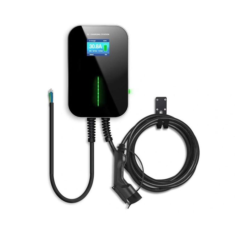 Extralink BS20-BC-22kW-APP Typ 2 32A 22kW, Ładowarka do samochodu elektrycznego, 3 fazy, ekran LCD, aplikacja, 6,1m