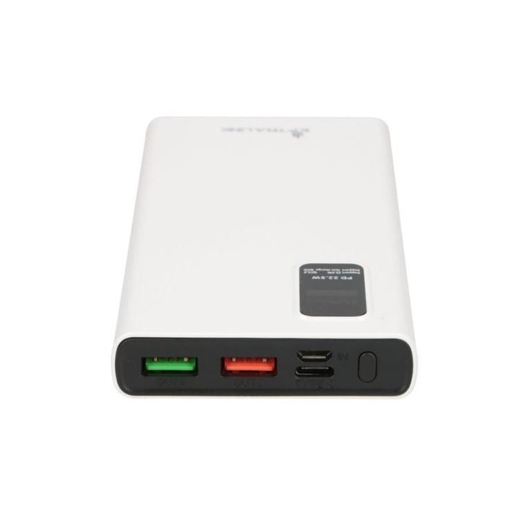 Extralink, EPB-067W 10000mAh, powerbank, fast charging, USB-C, biały