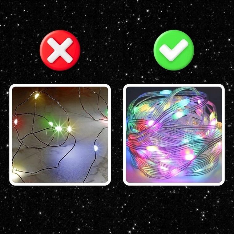 Extralink, lampki choinkowe, świąteczne, 20m, 200 LED, multikolor, smart, WiFi, pilot