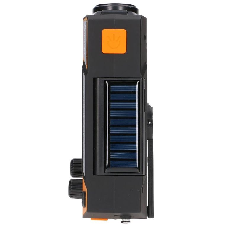 Extralink, SR-4000, radio awaryjne solarne z korbką, dynamo, powerbank 4000mAh, z latarką SOS