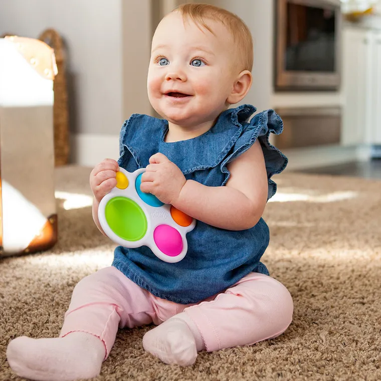Fat Brain Toy Co, Bąbelki Dimpl, zabawka sensoryczna